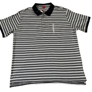 Junction West Mens XL, Casual Polo, Short Sleeve, Comfortable Wear, Striped, NWT
